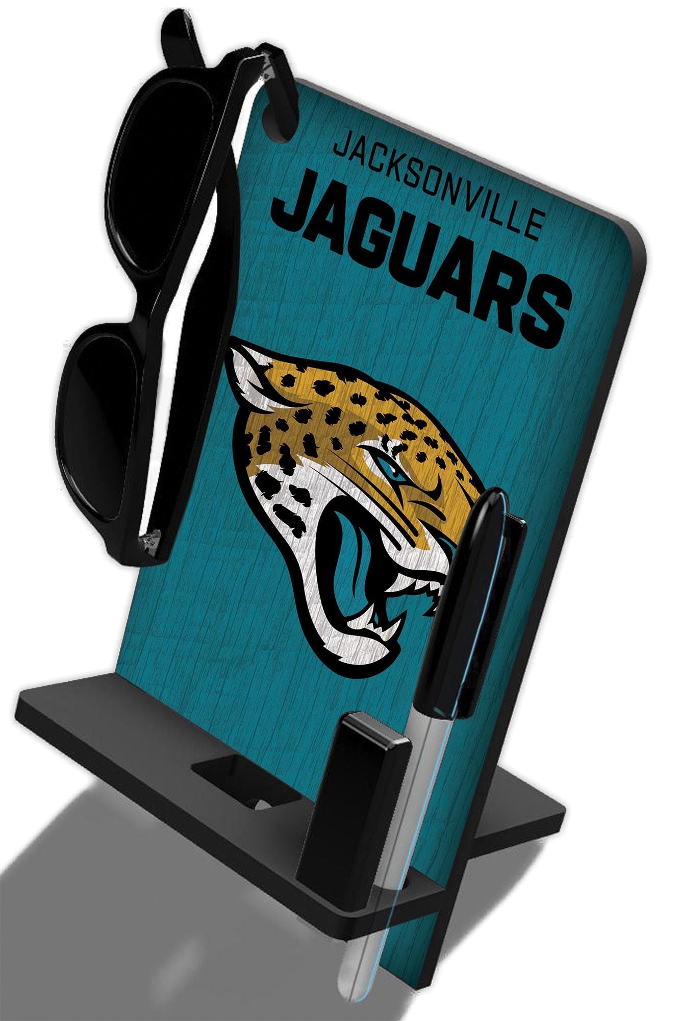 Jacksonville Jaguars 4-in-1 Desktop Phone Stand by Fan Creations