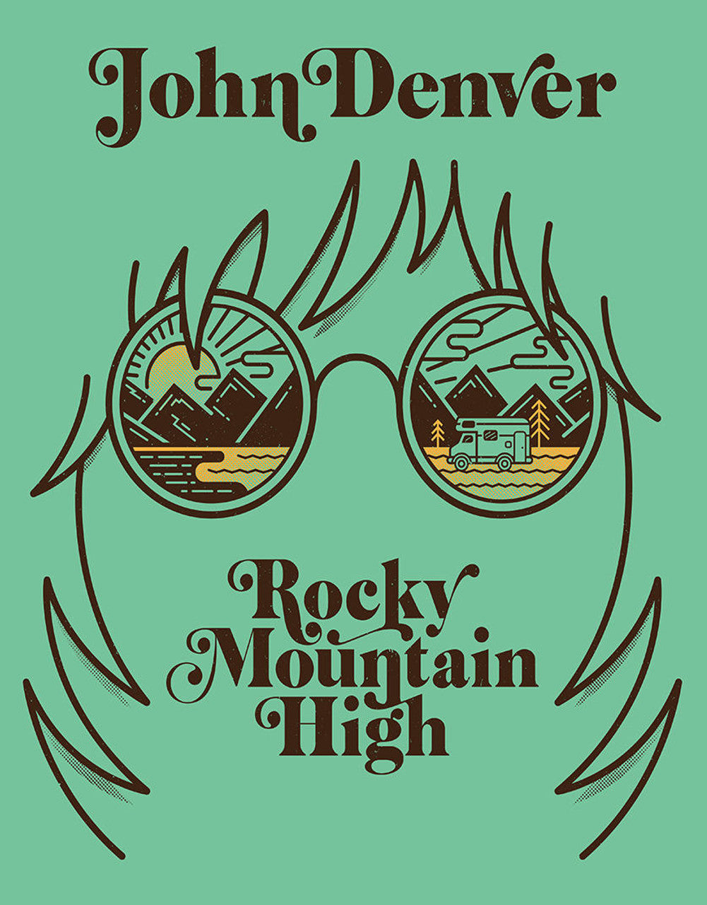 John Denver Rocky Mountain High 12.5" x 16" Metal Tin Sign - 2607