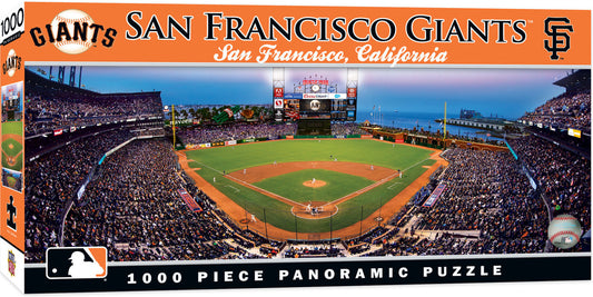 San Francisco Giants Panoramic Stadium 1000 Piece Puzzle - Center View by Masterpieces