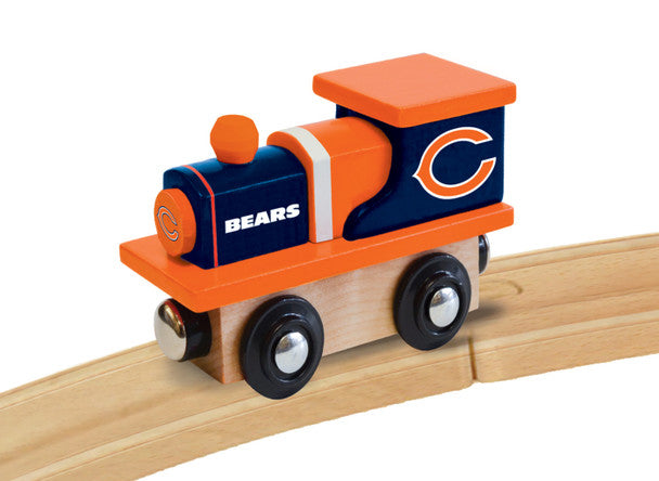 Chicago Bears Wooden Toy Train Engine by Masterpieces