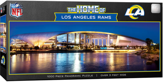 Los Angeles Rams Panoramic Stadium 1000 Piece Puzzle - Stadium View by Masterpieces