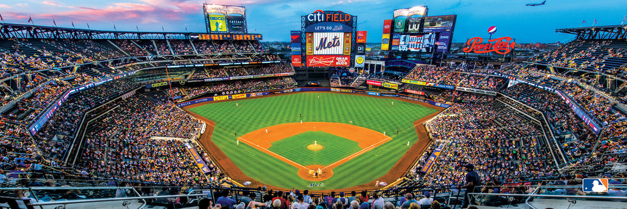 New York Mets Panoramic Stadium 1000 Piece Puzzle - Center View by Masterpieces