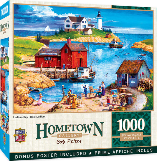 Hometown Gallery - Ladium Bay 1000 Piece Jigsaw Puzzle by Masterpieces