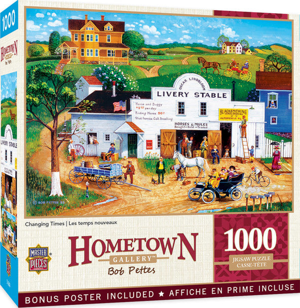 Hometown Gallery - Changing Times 1000 Piece Jigsaw Puzzle by Masterpieces