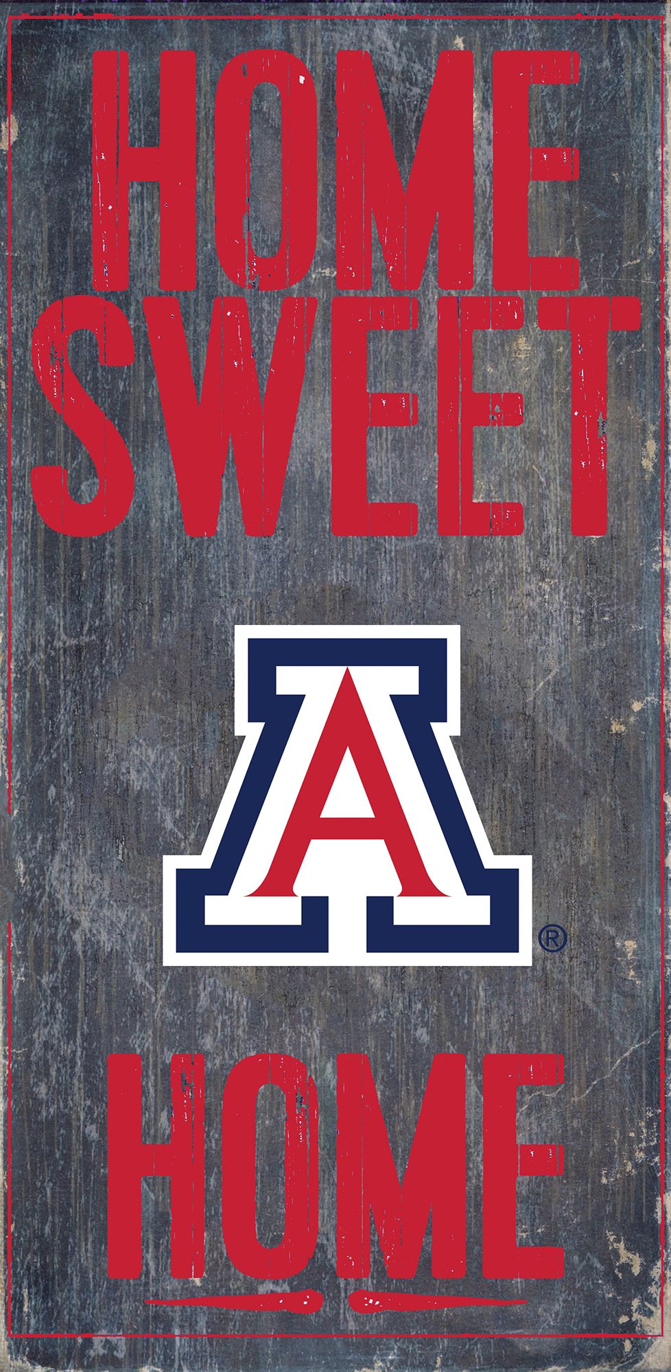 Arizona Wildcats Home Sweet Home 6" x 12" Sign by Fan Creations
