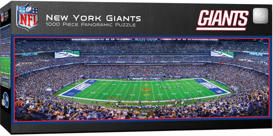 New York Giants Panoramic Stadium 1000 Piece Puzzle - Center View by Masterpieces
