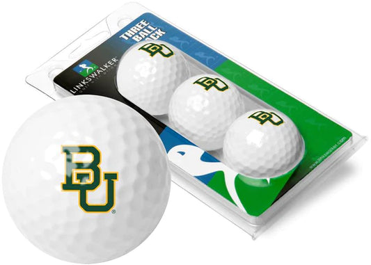 Baylor Bears - 3 Golf Ball Sleeve by Linkswalker