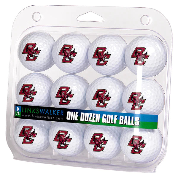 Boston College Eagles Golf Balls 1 Dozen 2-Piece Regulation Size Balls by Linkswalker