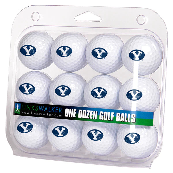 Brigham Young Univ. Cougars Golf Balls 1 Dozen 2-Piece Regulation Size Balls by Linkswalker