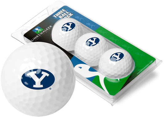 Brigham Young {BYU} Cougars - 3 Golf Ball Sleeve by Linkswalker