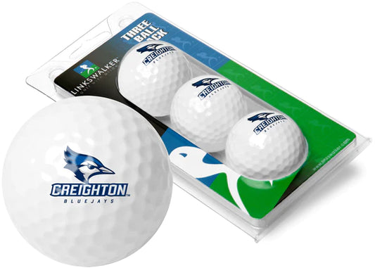 Creighton Bluejays - 3 Golf Ball Sleeve by Linkswalker
