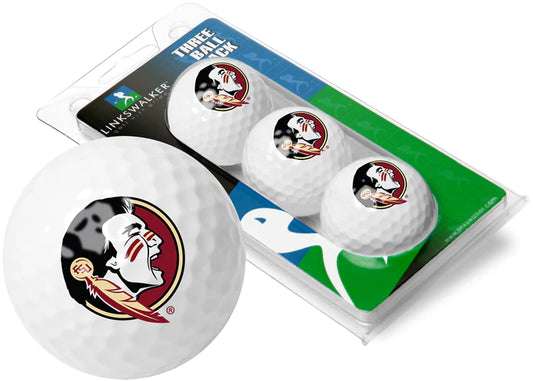 Florida State Seminoles - 3 Golf Ball Sleeve by Linkswalker