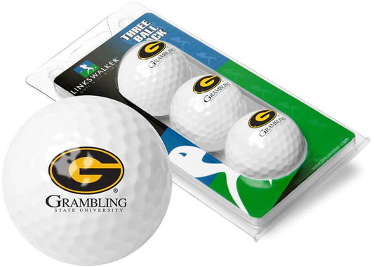 Grambling State University Tigers - 3 Golf Ball Sleeve by Linkswalker