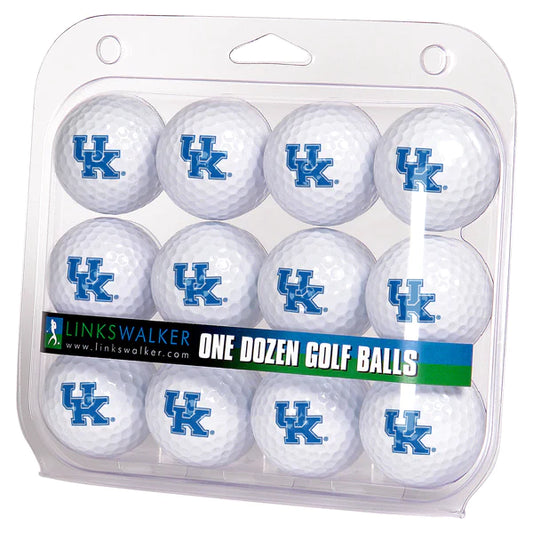 Kentucky Wildcats Golf Balls 1 Dozen 2-Piece Regulation Size Balls by Linkswalker
