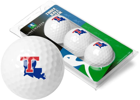 Louisiana Tech Bulldogs - 3 Golf Ball Sleeve by Linkswalker