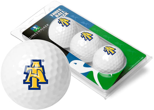 North Carolina A&T Aggies - 3 Golf Ball Sleeve by Linkswalker