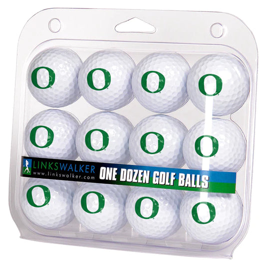 Oregon Ducks Golf Balls 1 Dozen 2-Piece Regulation Size Balls by Linkswalker