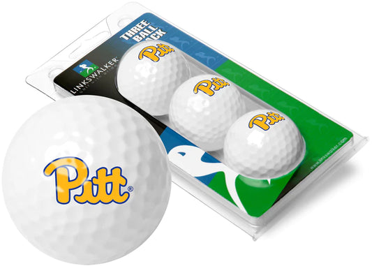 Pittsburgh Panthers - 3 Golf Ball Sleeve by Linkswalker