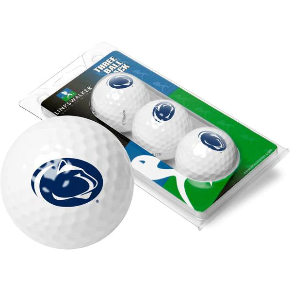 Penn State Nittany Lions - 3 Golf Ball Sleeve by Linkswalker