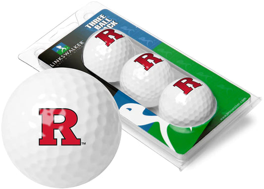 Rutgers Scarlet Knights - 3 Golf Ball Sleeve by Linkswalker