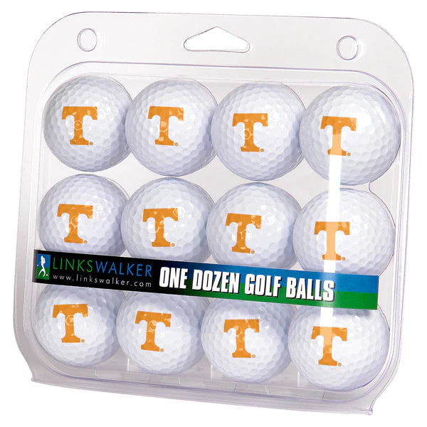 Tennessee Volunteers Golf Balls 1 Dozen 2-Piece Regulation Size Balls by Linkswalker