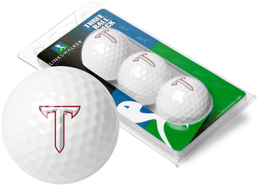Troy Trojans - 3 Golf Ball Sleeve by Linkswalker