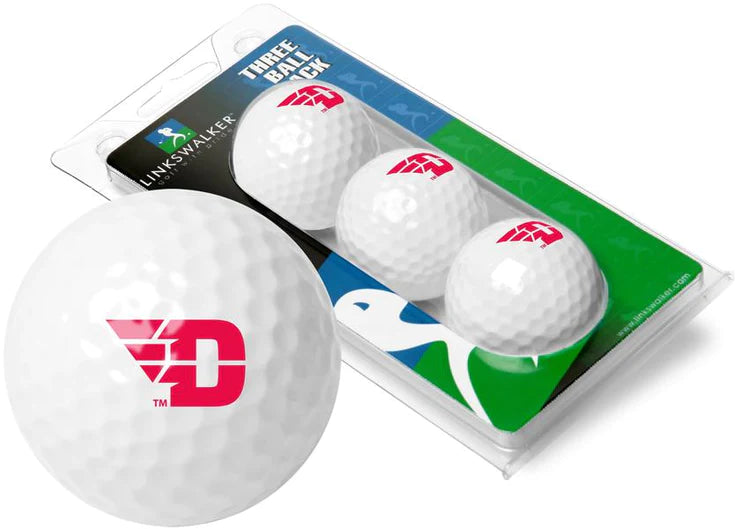 Dayton Flyers  - 3 Golf Ball Sleeve by Linkswalker