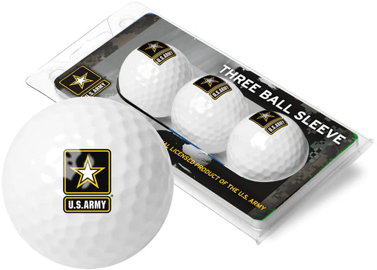 U.S. Army  - 3 Golf Ball Sleeve by Linkswalker