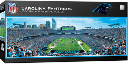 Carolina Panthers NFL Stadium Puzzle, 1000 pieces, brand new, measures 13" x 39", officially licensed, made by Masterpieces.