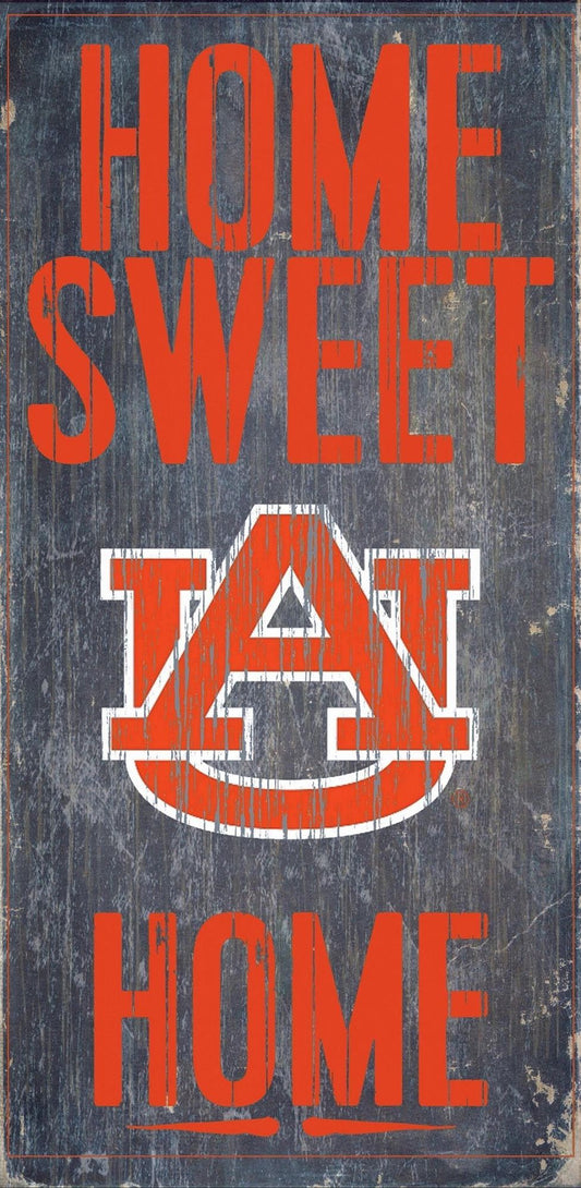 Auburn Tigers Home Sweet Home 6" x 12" Sign by Fan Creations