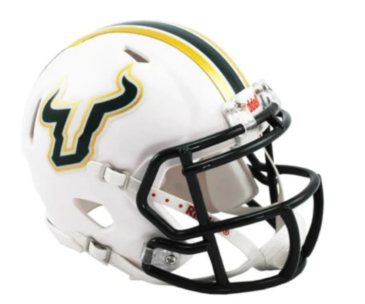 South Florida {USF} Bulls Speed Mini Football Helmet by Riddell