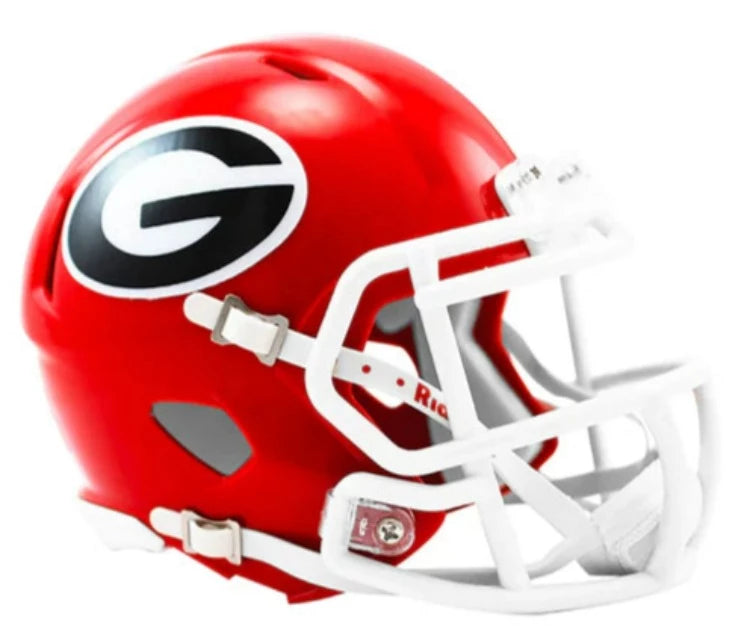 Georgia Bulldogs speed mini helmet by Riddell. Great for autographs, officially licensed.