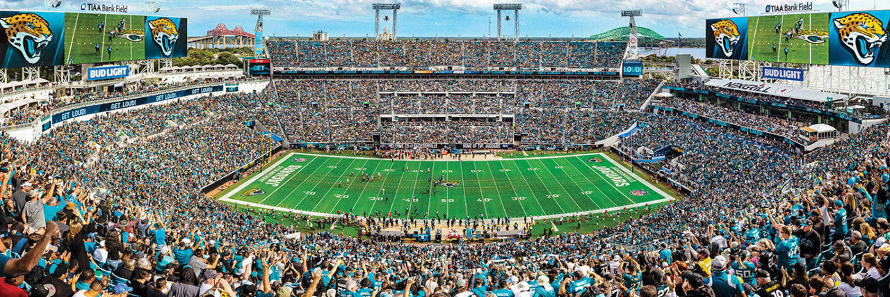 Jacksonville Jaguars Panoramic Stadium 1000 Piece Puzzle - Center View by Masterpieces