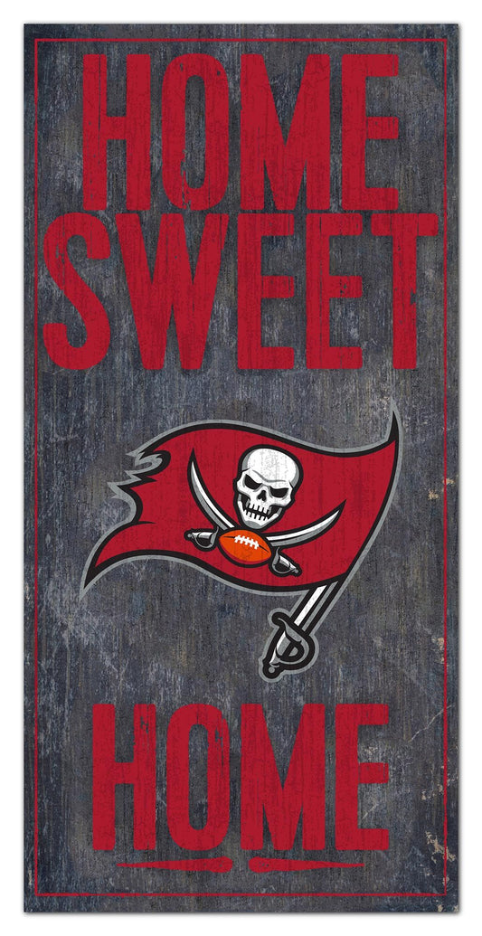 Tampa Bay Buccaneers Home Sweet Home 6" x 12" Sign by Fan Creations