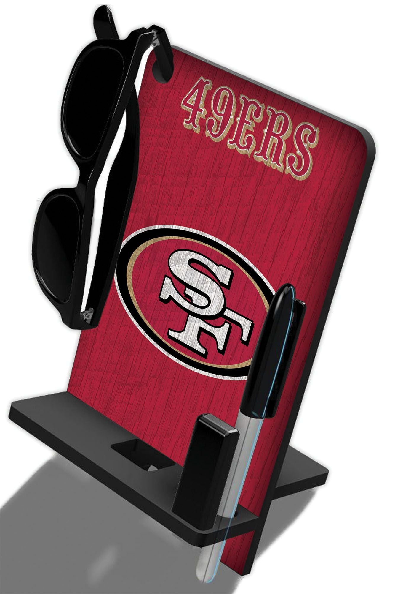 San Francisco 49ers 4-in-1 Desktop Phone Stand by Fan Creations