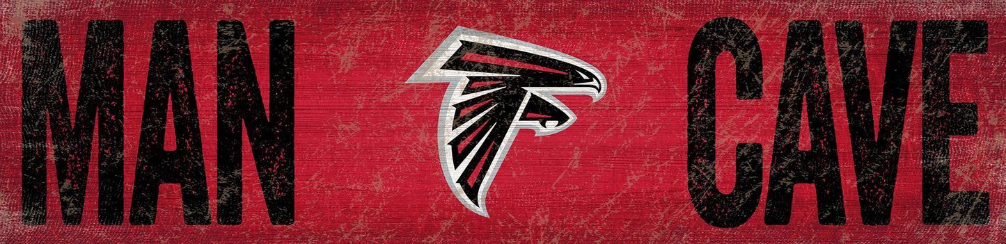 Atlanta Falcons Distressed Man Cave Sign by Fan Creations