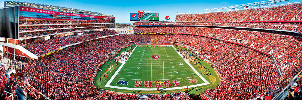 San Francisco 49ers Panoramic Stadium 1000 Piece Puzzle - End View by Masterpieces