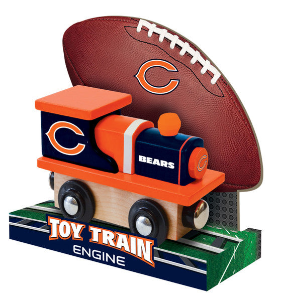 Chicago Bears Wooden Toy Train Engine by Masterpieces