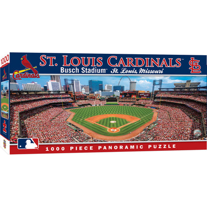 "St. Louis Cardinals Stadium 1000-Piece Puzzle. Brand new, measures 13x39 inches. Made by Masterpieces."