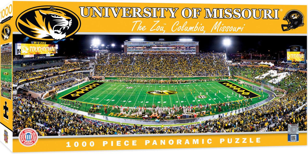 Missouri Tigers Panoramic Stadium 1000 Piece Puzzle - Center View - Masterpieces