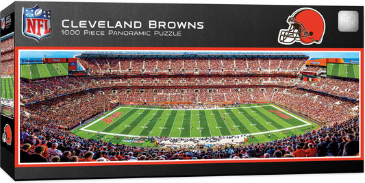 Cleveland Browns Panoramic Stadium 1000 Piece Puzzle - Center View by Masterpieces