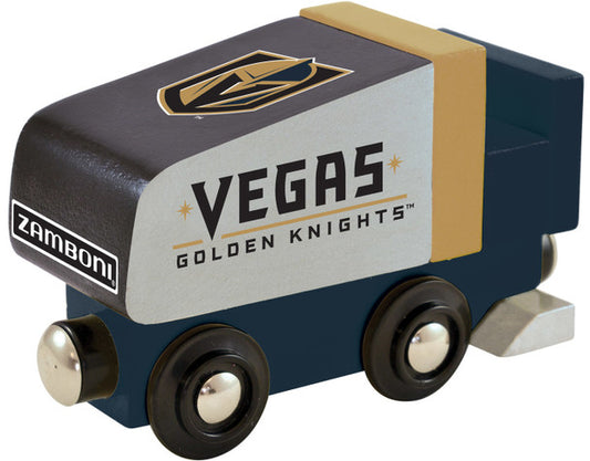 Las Vegas Golden Knights Wooden Toy Zamboni Train by Masterpieces