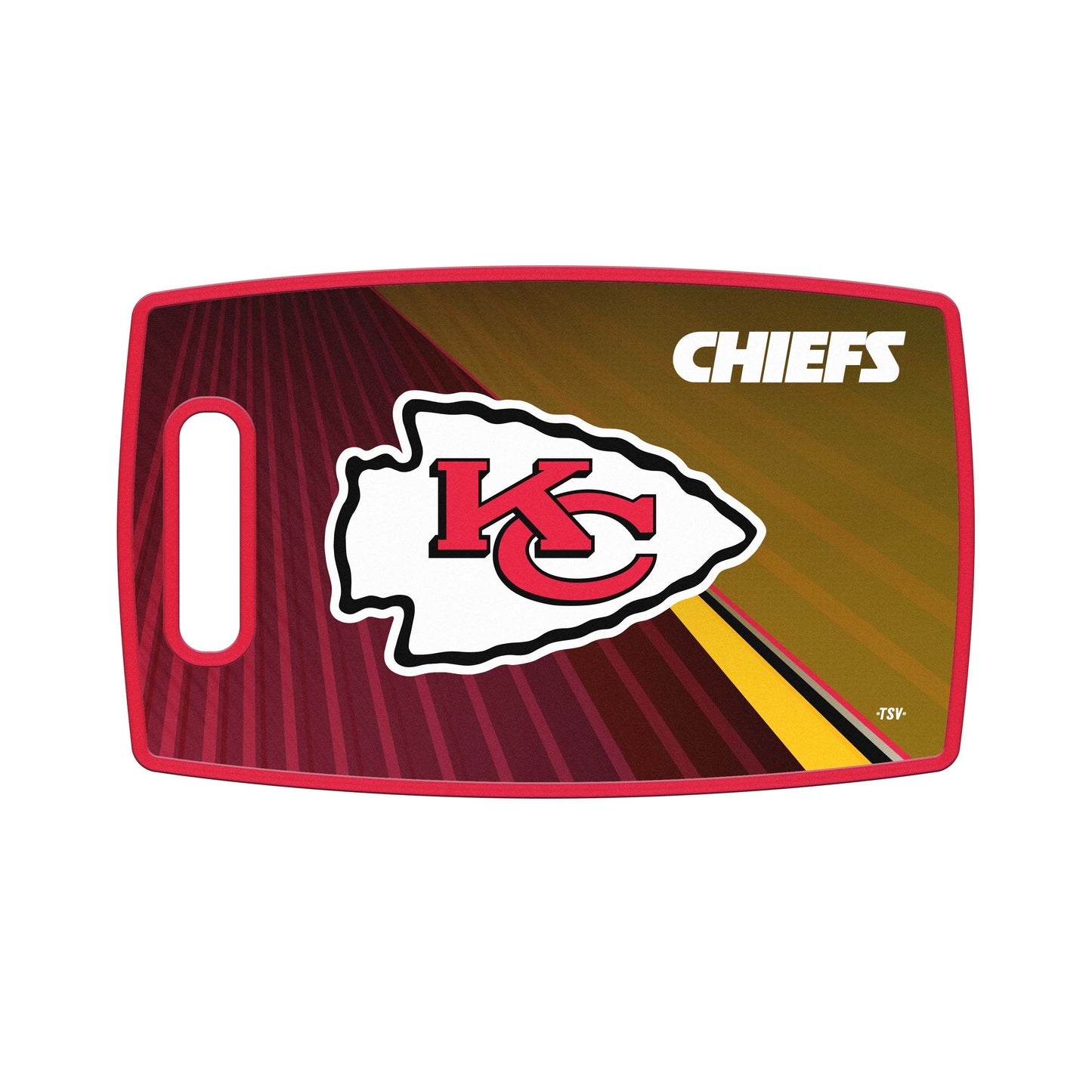 Kansas City Chiefs Large 9.5" x 14.5" Cutting Board by Sports Vault