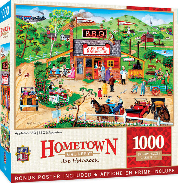 Hometown Gallery - Appleton BBQ 1000 Piece Jigsaw Puzzle by Masterpieces