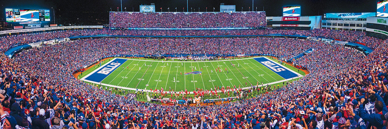 Buffalo Bills Ralph Wilson Panoramic Stadium 1000 Piece Jigsaw Puzzle - Center View by Masterpieces