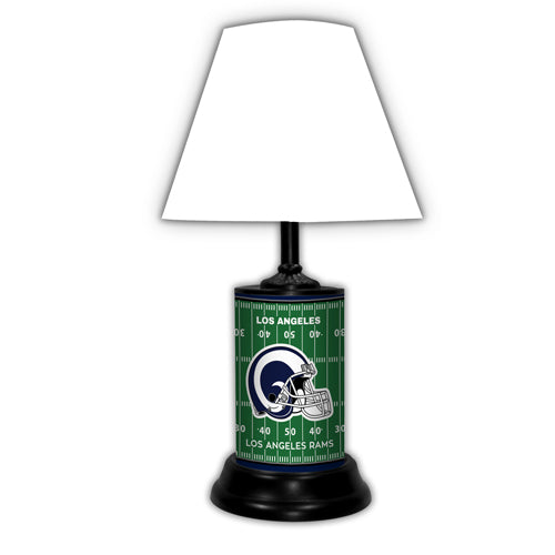 Los Angeles Rams lamp: 18.5" tall, NFL logo, made in USA by GTEI. Perfect for game rooms or offices.
