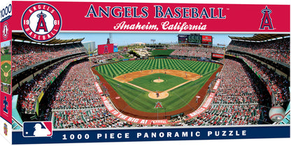 "LA Angels MLB Stadium 1000-Piece Puzzle. Brand new, measures 13x39 inches. Officially licensed. Made by Masterpieces."