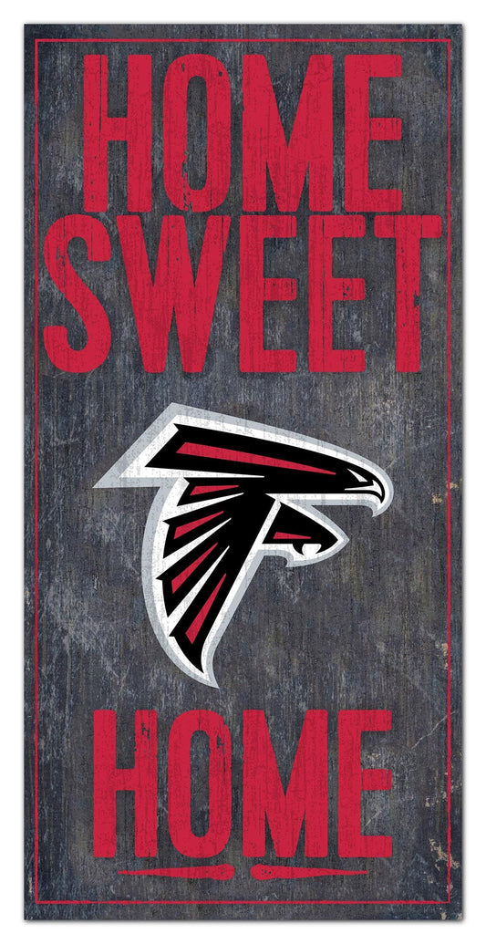 Atlanta Falcons Home Sweet Home 6" x 12" Sign by Fan Creations