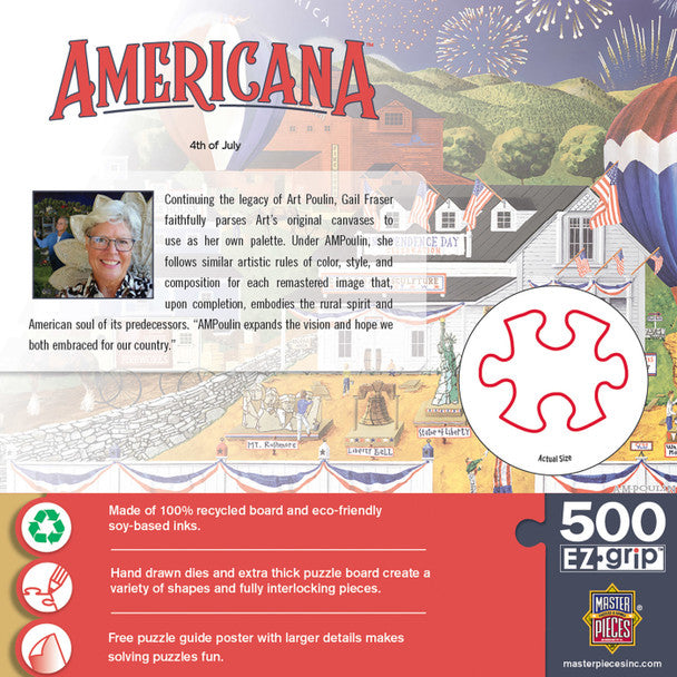 Americana - 4th of July EZ Grip 500 Piece Jigsaw Puzzle by Masterpieces