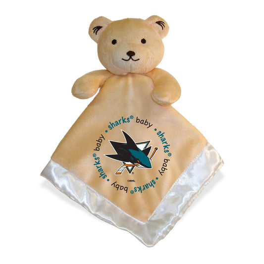 San Jose Sharks Tan Embroidered Security Bear by Masterpieces